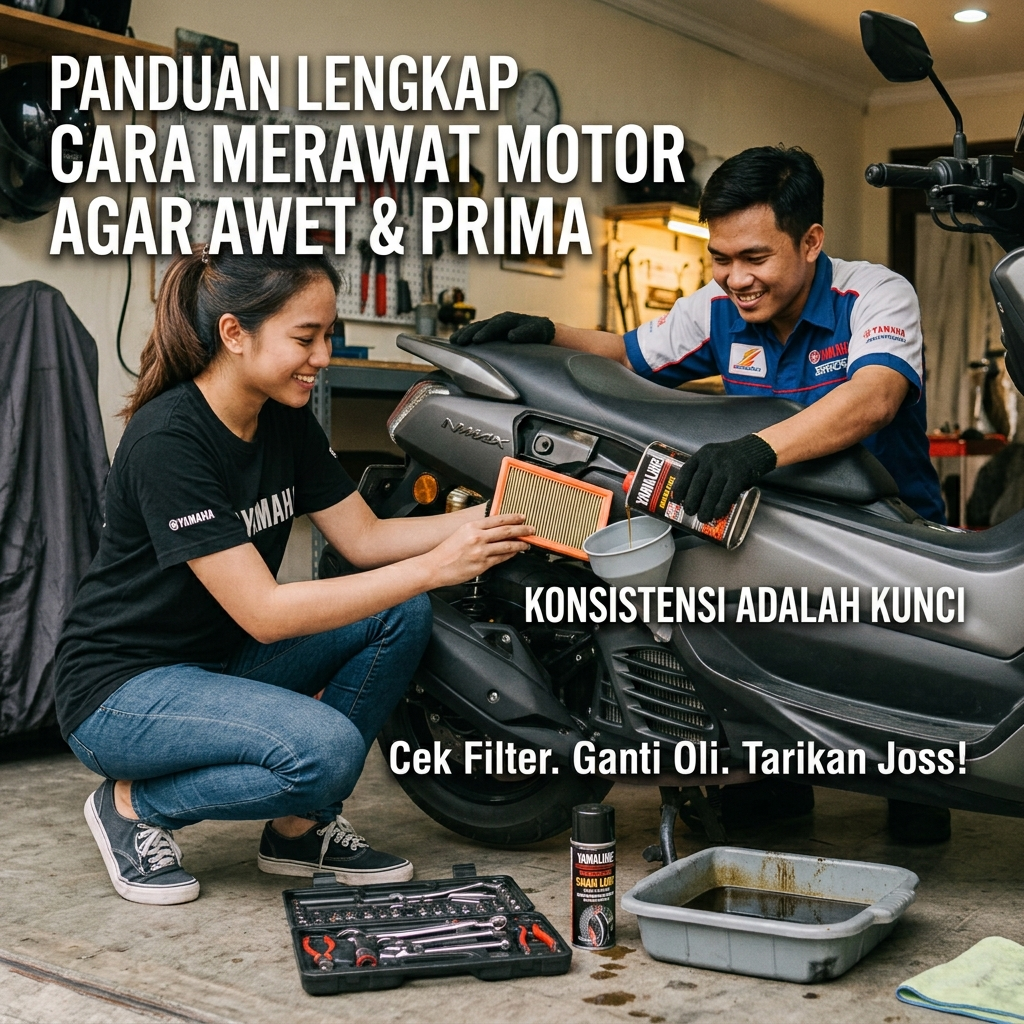 7 Cara Merawat Motor
